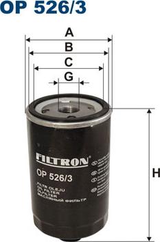 Filtron OP526/3 - Oil Filter autospares.lv
