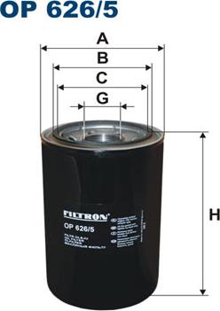 Filtron OP626/5 - Oil Filter autospares.lv