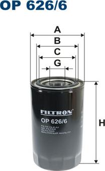 Filtron OP626/6 - Oil Filter autospares.lv