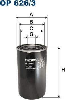 Filtron OP626/3 - Oil Filter autospares.lv