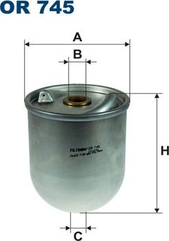 Filtron OR745 - Oil Filter autospares.lv