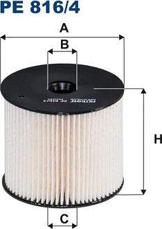 Filtron PE816/4 - Fuel filter autospares.lv