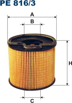 Filtron PE816/3 - Fuel filter autospares.lv