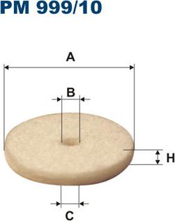 Filtron PM 999/10 - Fuel filter autospares.lv