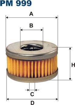 Filtron PM 999 - Fuel filter autospares.lv