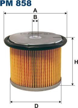 Filtron PM858 - Fuel filter autospares.lv
