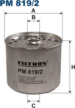 Filtron PM819/2 - Fuel filter autospares.lv
