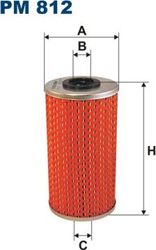 Filtron PM 812 - Fuel filter autospares.lv