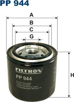 Filtron PP944 - Fuel filter autospares.lv