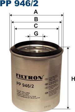 Filtron PP946/2 - Fuel filter autospares.lv