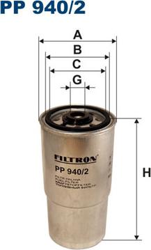 Filtron PP940/2 - Fuel filter autospares.lv