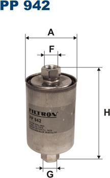 Filtron PP942 - Fuel filter autospares.lv