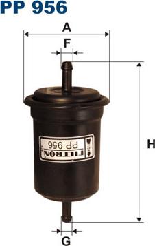 Filtron PP956 - Fuel filter autospares.lv