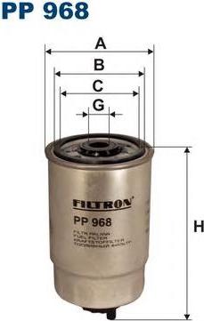 Filtron PP968/2 - Fuel filter autospares.lv