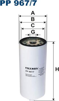 Filtron PP967/7 - Fuel filter autospares.lv