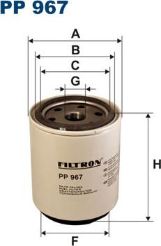 Filtron PP967 - Fuel filter autospares.lv