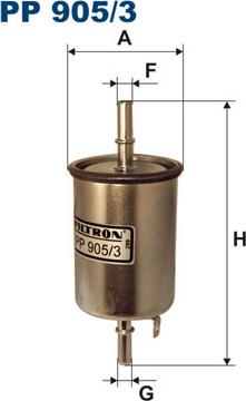 Filtron PP905/3 - Fuel filter autospares.lv