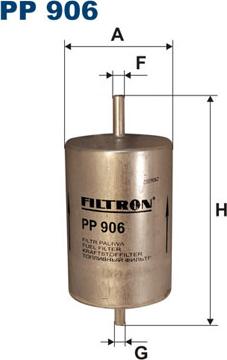 Filtron PP906 - Fuel filter autospares.lv