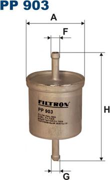 Filtron PP903 - Fuel filter autospares.lv