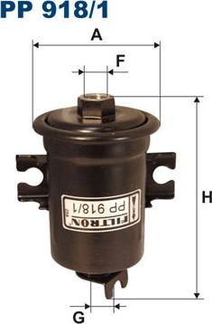 Filtron PP918/1 - Fuel filter autospares.lv