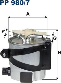 Filtron PP980/7 - Fuel filter autospares.lv