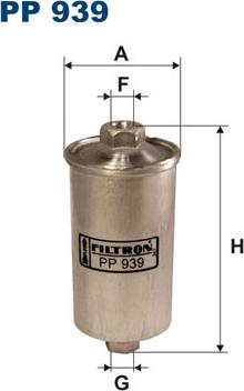 Filtron PP939 - Fuel filter autospares.lv