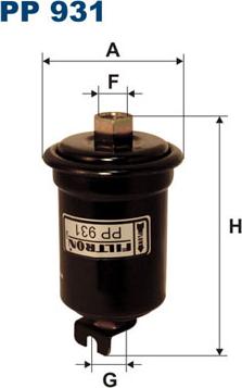 Filtron PP931 - Fuel filter autospares.lv