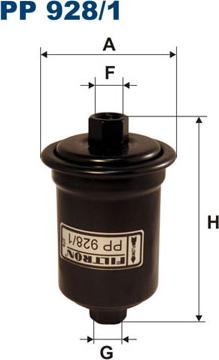 Filtron PP928/1 - Fuel filter autospares.lv