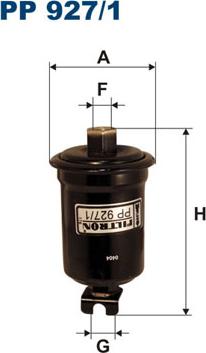 Filtron PP927/1 - Fuel filter autospares.lv