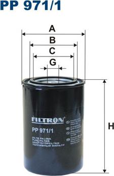 Filtron PP971/1 - Fuel filter autospares.lv