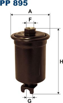 Filtron PP895 - Fuel filter autospares.lv