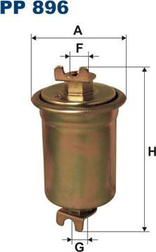 Filtron PP896 - Fuel filter autospares.lv