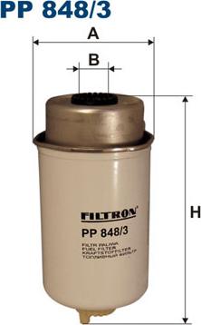 Filtron PP848/3 - Fuel filter autospares.lv