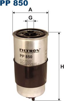 Filtron PP850 - Fuel filter autospares.lv