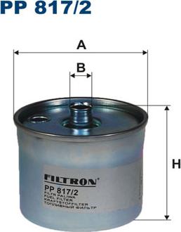 Filtron PP817/2 - Fuel filter autospares.lv
