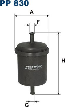 Filtron PP830 - Fuel filter autospares.lv