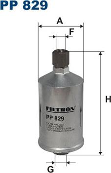 Filtron PP829 - Fuel filter autospares.lv