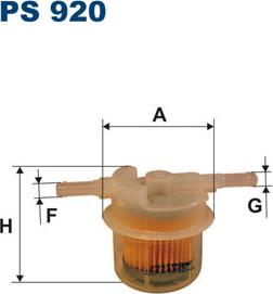 Filtron PS920 - Fuel filter autospares.lv