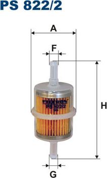 Filtron PS 822/2 - Fuel filter autospares.lv