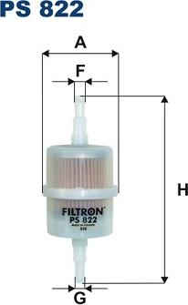 Filtron PS822 - Fuel filter autospares.lv
