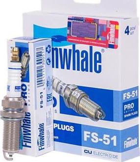 Finwhale FS51 - Spark Plug autospares.lv