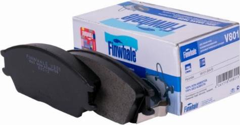 Finwhale V801 - Brake Shoe, Drum brakes autospares.lv