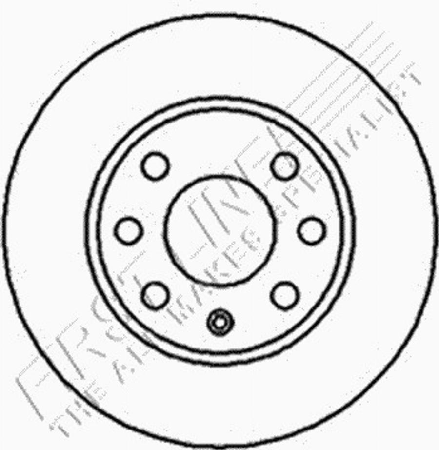 First Line FBD 264 - Brake Disc autospares.lv