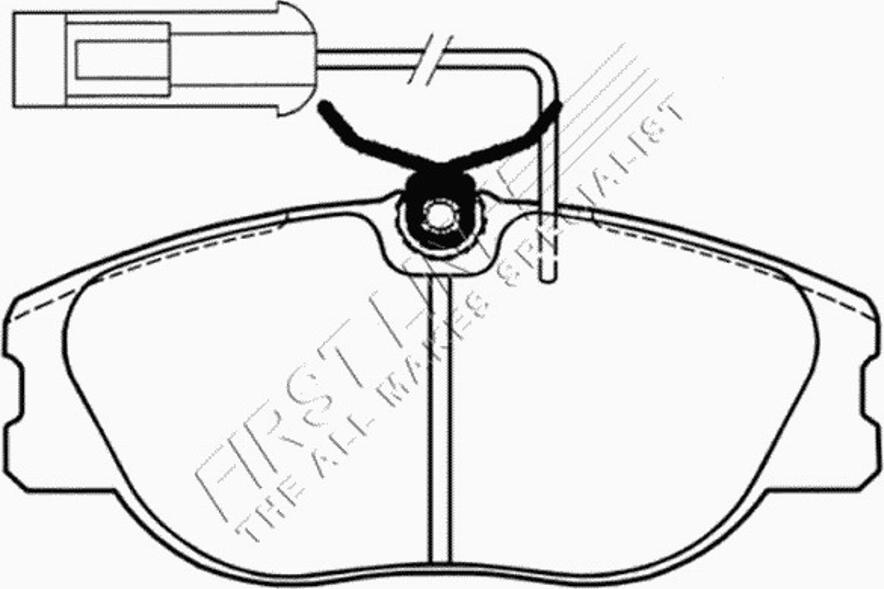 First Line FBP1189 - Brake Pad Set, disc brake autospares.lv