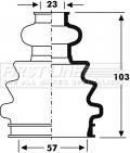 First Line FCB2803 - Bellow, drive shaft autospares.lv