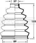 First Line FCB2358 - Bellow, drive shaft autospares.lv