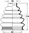 First Line FCB2360 - Bellow, drive shaft autospares.lv