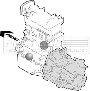 First Line FEM3187 - Holder, engine mounting autospares.lv