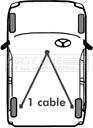 First Line FKB1346 - Cable, parking brake autospares.lv