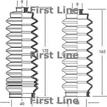 First Line FSG3016 - Bellow Set, steering autospares.lv